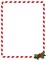 Great Papers! Holiday Stationery Letterhead, Candy Cane Holly, 8.5"x11", Printer Friendly, 80 sheets
